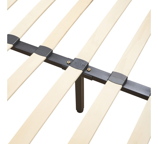 Κρεβάτι Υπέρδιπλο ArteLibre SEDONA Μπεζ Ύφασμα Για Στρώμα 160x200cm