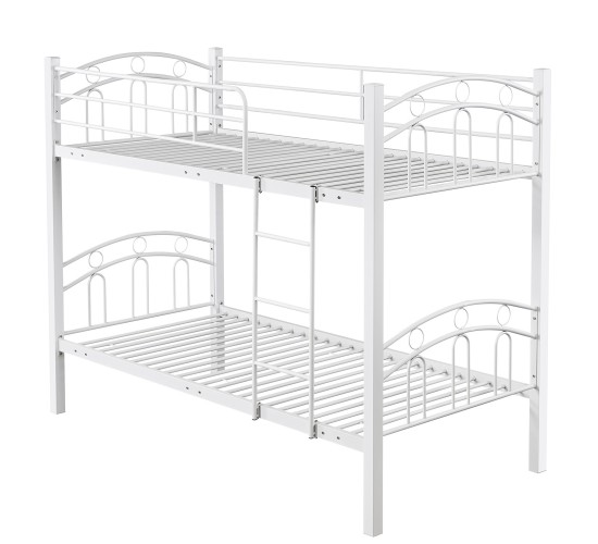 Κουκέτα ArteLibre KETCHUM Λευκό Για Στρώμα 90x190cm