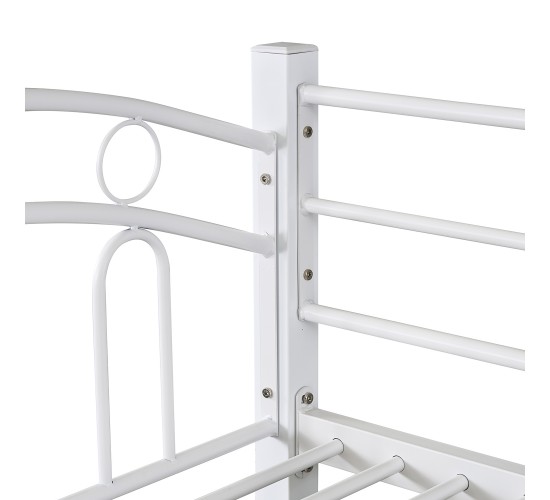 Κουκέτα ArteLibre KETCHUM Λευκό Για Στρώμα 90x190cm