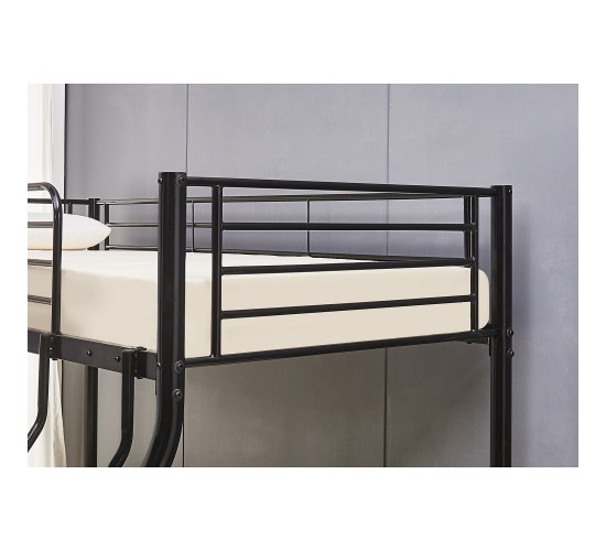 Κουκέτα ArteLibre OSAGE Μαύρο Για Στρώμα 90/140x190