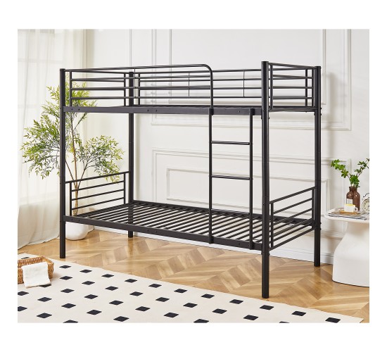 Κουκέτα ArteLibre ELKHORN Μαύρο Για Στρώμα 90x190cm