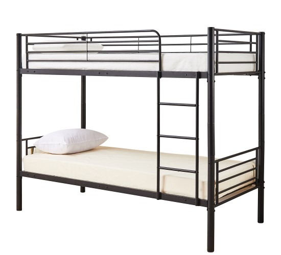 Κουκέτα ArteLibre ELKHORN Μαύρο Για Στρώμα 90x190cm