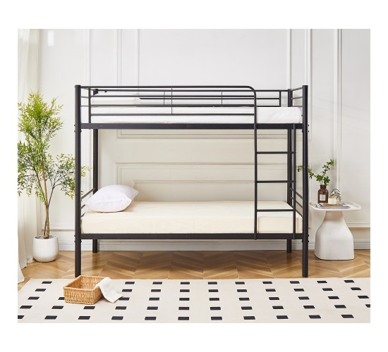 Κουκέτα ArteLibre ELKHORN Μαύρο Για Στρώμα 90x190cm