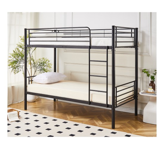 Κουκέτα ArteLibre ELKHORN Μαύρο Για Στρώμα 90x190cm