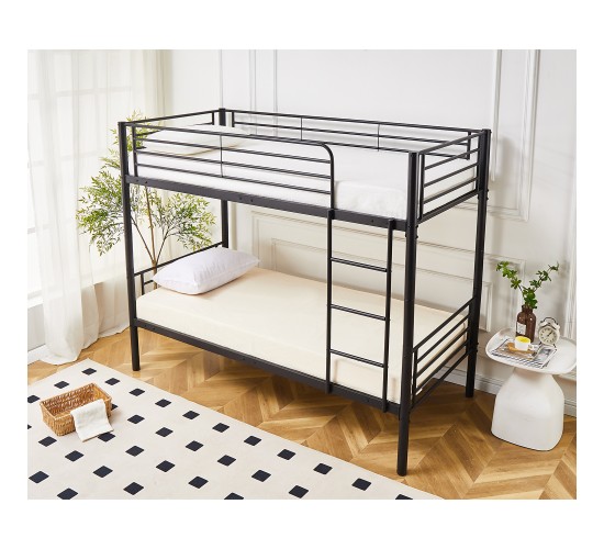 Κουκέτα ArteLibre ELKHORN Μαύρο Για Στρώμα 90x190cm