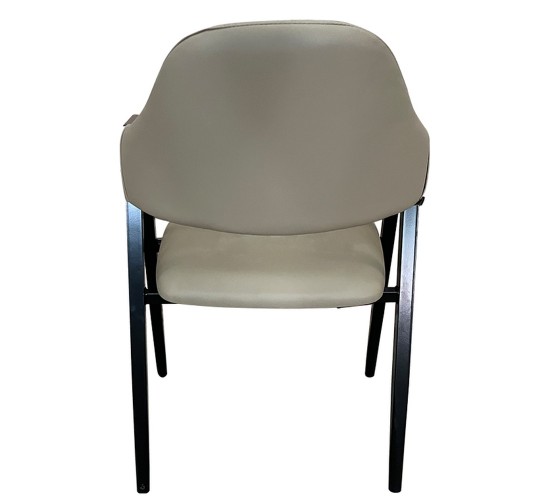 Καρέκλα Τραπεζαρίας ArteLibre SOLANA Cappuccino/Μαύρο PU/Μέταλλο 51x51x81cm