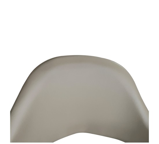 Καρέκλα Τραπεζαρίας ArteLibre SOLANA Cappuccino/Μαύρο PU/Μέταλλο 51x51x81cm