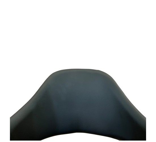 Καρέκλα Τραπεζαρίας ArteLibre SOLANA Μαύρο/Καρυδί PU/Μέταλλο 51x51x81cm