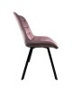 Καρέκλα Τραπεζαρίας ArteLibre BRISA Σάπιο Μήλο/Μαύρο Βελούδο/Μέταλλο 53x60x85cm