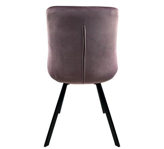 Καρέκλα Τραπεζαρίας ArteLibre BRISA Σάπιο Μήλο/Μαύρο Βελούδο/Μέταλλο 53x60x85cm