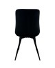 Καρέκλα Τραπεζαρίας ArteLibre BRISA Μαύρο Βελούδο/Μέταλλο 53x60x85cm