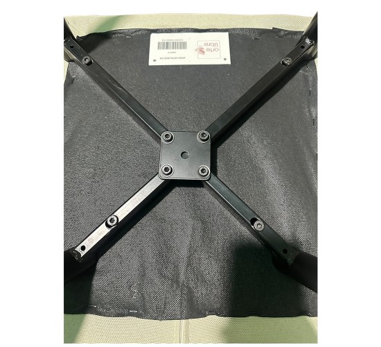 Καρέκλα Τραπεζαρίας ArteLibre FANDANGO Μπεζ/Μαύρο Ύφασμα/Μέταλλο 43x56x97cm