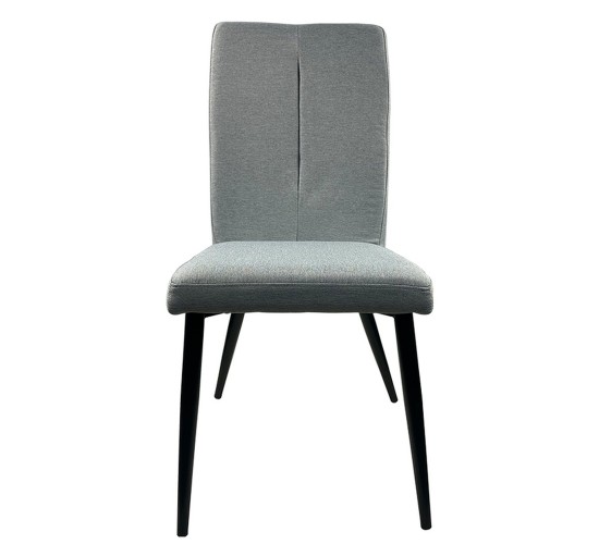 Καρέκλα Τραπεζαρίας ArteLibre FANDANGO Γκρι/Μαύρο Ύφασμα/Μέταλλο 43x56x97cm