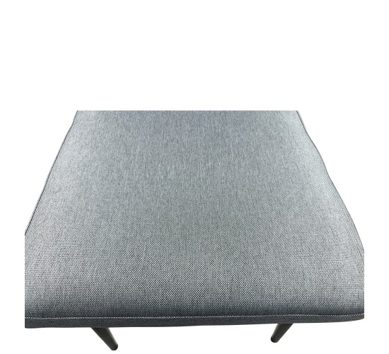 Καρέκλα Τραπεζαρίας ArteLibre FANDANGO Γκρι/Μαύρο Ύφασμα/Μέταλλο 43x56x97cm