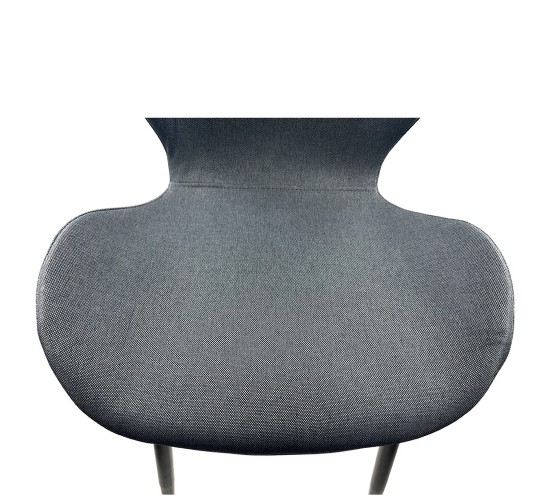 Καρέκλα Τραπεζαρίας ArteLibre RIOJA Γκρι/Μαύρο Ύφασμα/Μέταλλο 46x50x80cm