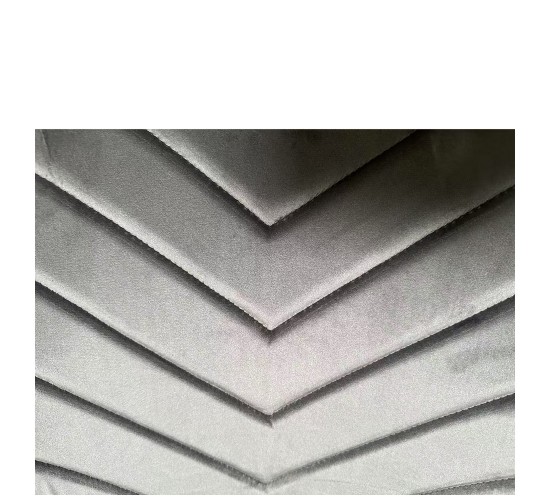 Καρέκλα Τραπεζαρίας ArteLibre FLORITA Γκρι/Μαύρο Βελούδο/Μέταλλο 55x57x84cm