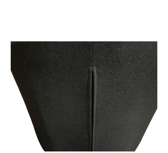 Καρέκλα Τραπεζαρίας ArteLibre JACARANDA Γκρι/Μαύρο Ύφασμα/Μέταλλο 56x56x76cm