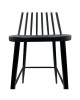 Σκαμπό Bar ArteLibre MARANTA Μαύρο PP/Μέταλλο 45x46x97cm