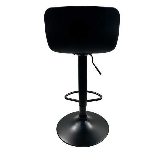 Σκαμπό Bar ArteLibre QUERIDA Μαύρο PP/Μέταλλο 44x45x58/81-79/102cm