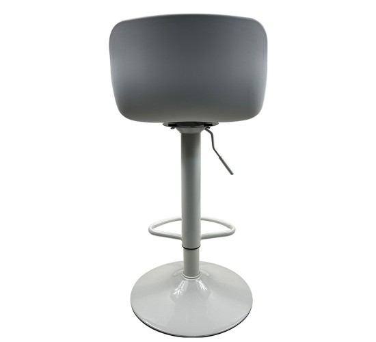 Σκαμπό Bar ArteLibre QUERIDA Λευκό PP/Μέταλλο 44x45x58/81-79/102cm