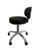 Καρέκλα Εργασίας ArteLibre FIRMEZA Μαύρο/Χρώμιο PU/Μέταλλο 47x47x67/78cm