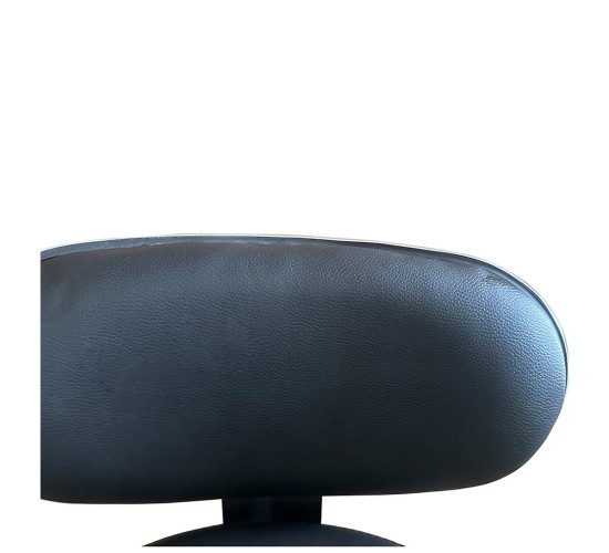 Καρέκλα Εργασίας ArteLibre FIRMEZA Μαύρο/Χρώμιο PU/Μέταλλο 47x47x67/78cm