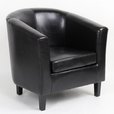 Πολυθρόνα ArteLibre FIORELLA Καφέ PU 73x69x75cm