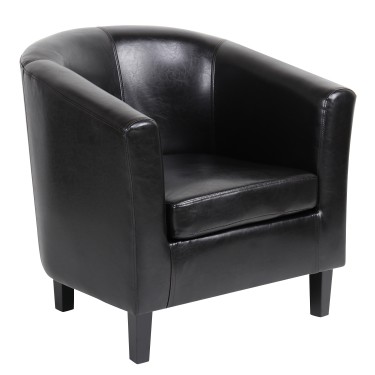 Πολυθρόνα ArteLibre FIORELLA Καφέ PU 73x69x75cm