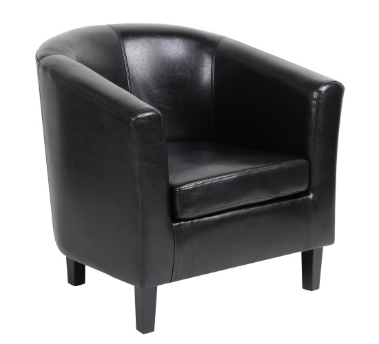 Πολυθρόνα ArteLibre FIORELLA Καφέ PU 73x69x75cm