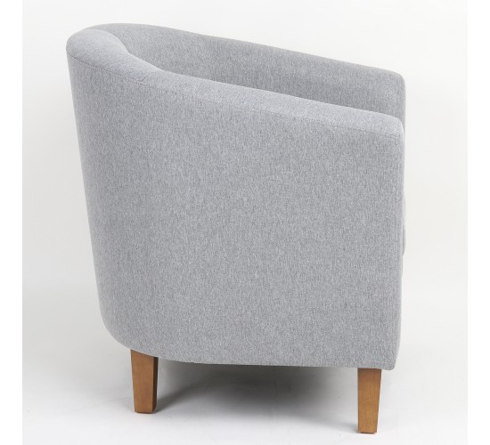 Πολυθρόνα ArteLibre FIORELLA Γκρι Ύφασμα 73x69x75cm