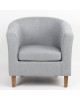 Πολυθρόνα ArteLibre FIORELLA Γκρι Ύφασμα 73x69x75cm