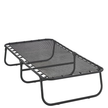 Κρεβάτι Σπαστό ArteLibre FLEXREST Με Στρώμα Πάχους 12cm Μαύρο Μέταλλο 180x80x33cm