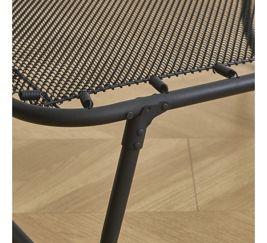 Κρεβάτι Σπαστό ArteLibre FLEXREST Με Στρώμα Πάχους 12cm Μαύρο Μέταλλο 180x80x33cm