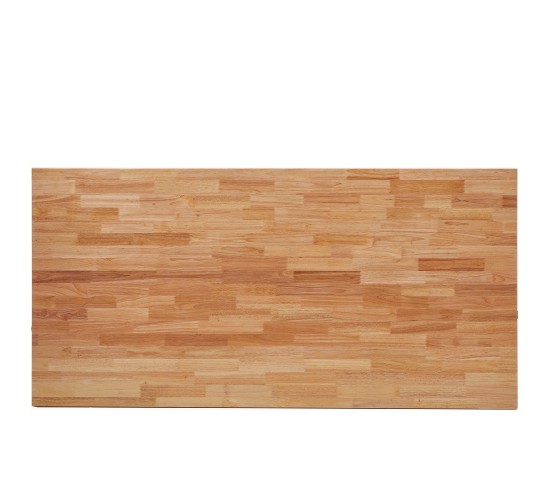 Τραπέζι Τραπεζαρίας ArteLibre DRYOPIS Sonoma/Μαύρο Ξύλο/Μέταλλο 140x80x75cm