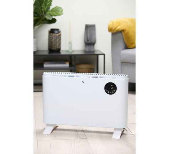 Θερμαντικό Σώμα Ψηφιακό Με Τηλεχειριστήριο Λευκό 1800/2000W ALPINA