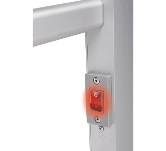 Ηλεκτρική Κρεμάστρα Πετσετών 2-Σε-1 6 Θέσεων Με Τηλεχειριστήριο Λευκό 100W DIRT DEVIL