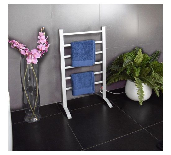 Ηλεκτρική Κρεμάστρα Πετσετών 2-Σε-1 6 Θέσεων Με Τηλεχειριστήριο Λευκό 100W DIRT DEVIL