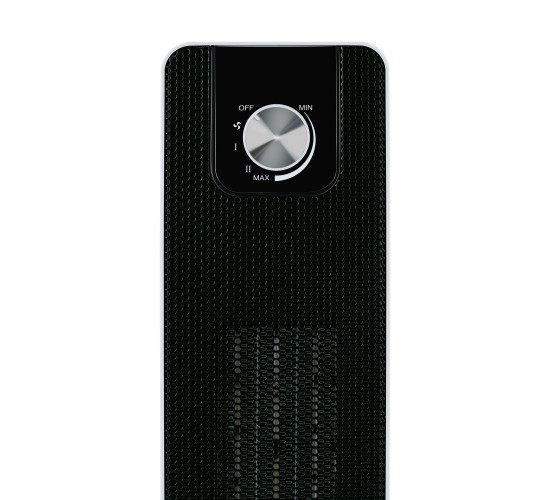 Κεραμικό Αερόθερμο Δαπέδου Πύργος Φορητό Λευκό/Μαύρο 800/2000W ALPINA