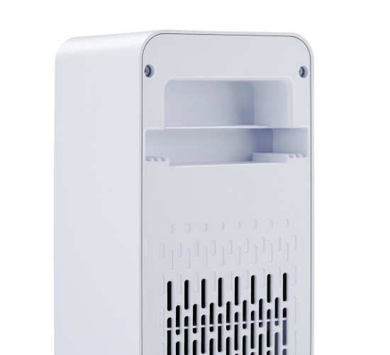 Κεραμικό Αερόθερμο Δαπέδου Πύργος Φορητό Λευκό/Μαύρο 800/2000W ALPINA