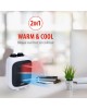 Φορητό Αερόθερμο 2-Σε-1 1500W Λευκό/Μαύρο 16x10x22cm ALPINA
