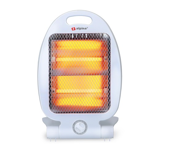 Θερμάστρα Χαλαζία 800W Λευκό 23x17x35cm ALPINA