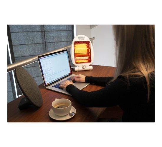 Θερμάστρα Χαλαζία 800W Λευκό 23x17x35cm ALPINA