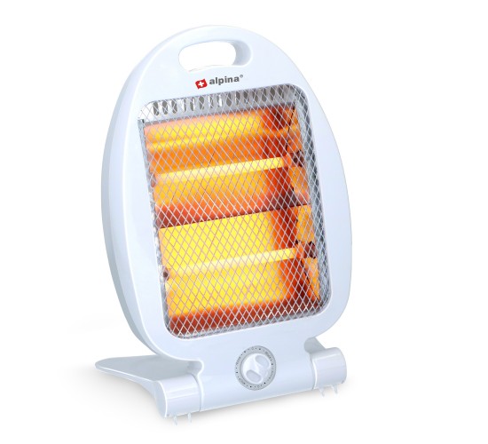 Θερμάστρα Χαλαζία 800W Λευκό 23x17x35cm ALPINA