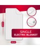 Ηλεκτρική Κουβέρτα Μονή Πλενόμενη Με Τηλεχειριστήριο 80x150cm 60W ALPINA