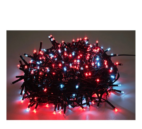 1000 LED Εξωτερικού Χώρου Ψυχρό Λευκό/Κόκκινο Φως Πράσινο Καλώδιο