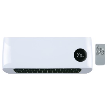 Θερμαντικό Σώμα Κεραμικό Επιτοίχιο Με Τηλεχειριστήριο Λευκό 1000/2000W ALPINA