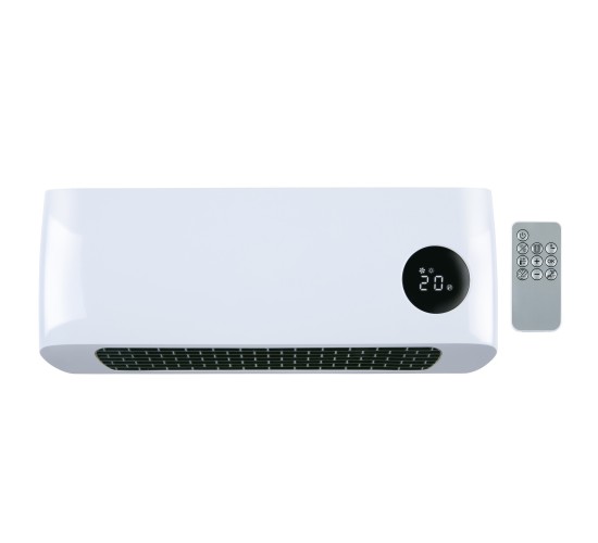 Θερμαντικό Σώμα Κεραμικό Επιτοίχιο Με Τηλεχειριστήριο Λευκό 1000/2000W ALPINA