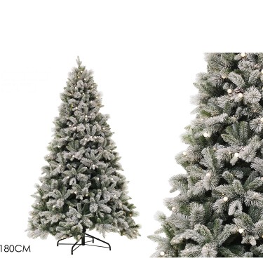 Χριστουγεννιάτικο Δέντρο PE/PP/PVC Με 200 LED Frost 180cm