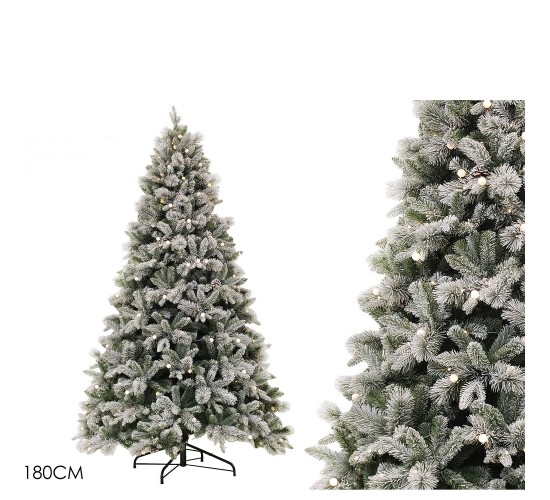 Χριστουγεννιάτικο Δέντρο PE/PP/PVC Με 200 LED Frost 180cm