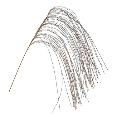 Χριστουγεννιάτικο Κλαδί Χρυσό 145cm
